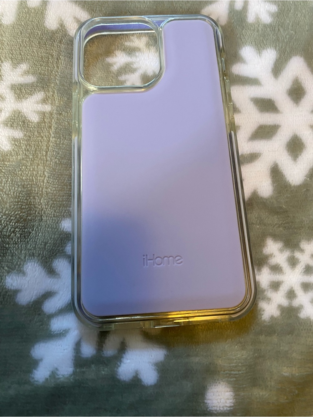 iHome Lavender Clear-Bumper Phone Case